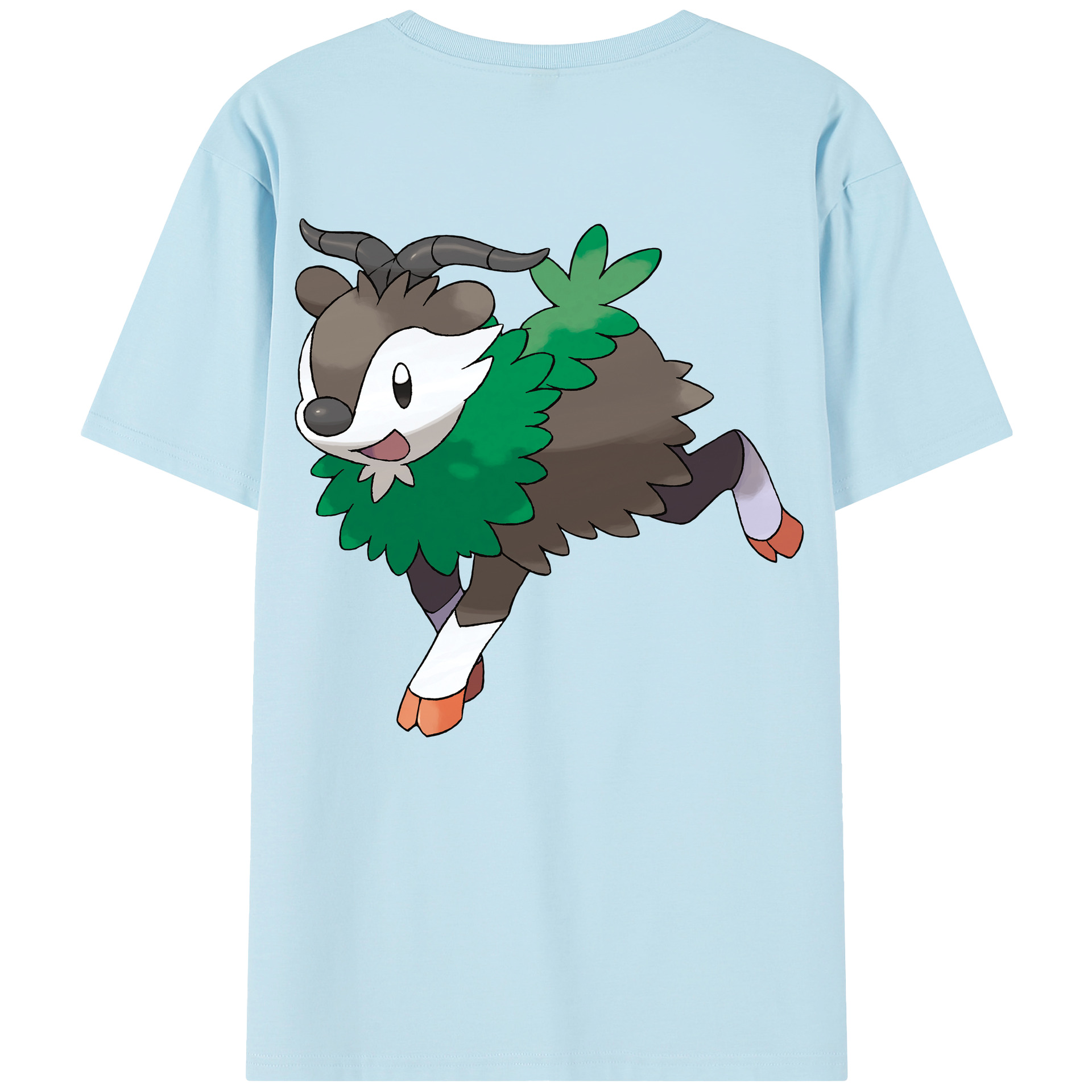 （画像用） ポケットモンスター Pokémon 綿100％半袖Tシャツ（背面プリント）